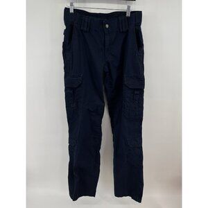511 Tactical Pants Womens Size 10 Navy Blue Cargo Utility Canvas Combat Long
